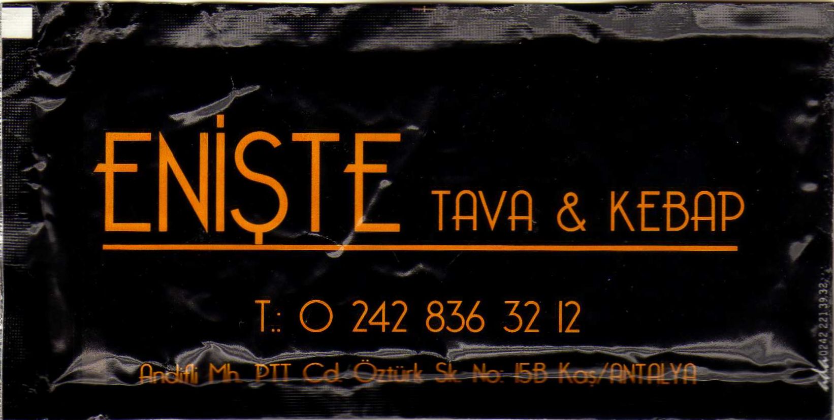 0454 Enişte - Kaş